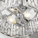 Parrot Uncle 52-Inch Dicken Modern Downrod Mount Reversible Crystal Ceiling Fan with Lighting and Remote Control