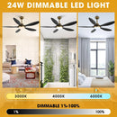 Parrot Uncle 52-Inch Punjab Smart Fan with LED Light (F6357-SMART)