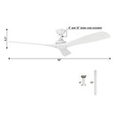 Parrot Uncle 52-Inch Jovie Ceiling Fan with Remote Control