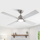 Parrot Uncle 48-Inch Linden DC Motor Downrod Mount Reversible Ceiling Fan with Lighting and Remote Control