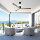 Parrot Uncle 52-Inch Esther 3-Blades Modern Downrod Mount Ceiling Fan with Remote Control