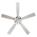 Parrot Uncle 52-Inch Zelda Modern DC Motor Downrod Mount Reversible Ceiling Fan with Lighting and Remote Control (F6367110V)