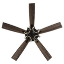 Parrot Uncle 52-Inch 6 Speed DC Black Ceiling Fan with Lighting (F6367BK110V)
