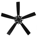 Parrot Uncle 52-Inch 6 Speed DC Black Ceiling Fan with Lighting (F6367BK110V)