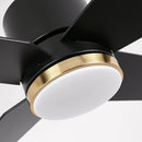 Parrot Uncle 52-Inch Ashby Industrial DC Motor Ceiling Fan with LED Lighting and Remote Control