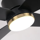 Parrot Uncle 52-Inch Ashby Industrial DC Motor Ceiling Fan with LED Lighting and Remote Control