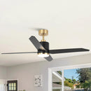 Parrot Uncle 52-Inch Ashby Industrial DC Motor Ceiling Fan with LED Lighting and Remote Control