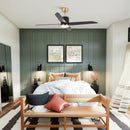 Parrot Uncle 52-Inch Ashby Industrial DC Motor Ceiling Fan with LED Lighting and Remote Control