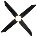 Parrot Uncle 52-Inch Ashby Industrial DC Motor Ceiling Fan with LED Lighting and Remote Control