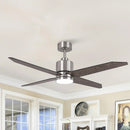 Parrot Uncle 52-Inch Ashby Industrial DC Motor Ceiling Fan with LED Lighting and Remote Control