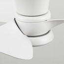 Parrot Uncle 31-Inch Mazon Modern DC Motor Flush Mount Reversible Ceiling Fan with LED Lighting and Remote Control