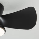 Parrot Uncle 31-Inch Mazon Modern DC Motor Flush Mount Reversible Ceiling Fan with LED Lighting and Remote Control