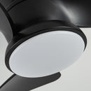 Parrot Uncle 31-Inch Mazon Modern DC Motor Flush Mount Reversible Ceiling Fan with LED Lighting and Remote Control