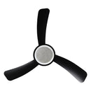 Parrot Uncle 52-Inch Bohemian Industrial DC Motor Downrod Mount Reversible Ceiling Fan with Lighting and Remote Control (F6385BK110V)