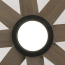 Parrot Uncle 60-Inch DC Motor 8 Blades Modern Downrod Mount Ceiling Fan with LED Light and Remote Control (F6387110V)