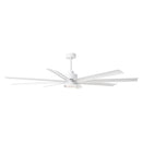 Parrot Uncle 72-Inch Daugava Modern Downrod Mount Smart Fan with LED Light