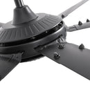 Parrot Uncle 120-Inch HVLS Fan Jupiter Industrial Aluminum Extra Large Ceiling Fan with Remote Control (F8004BK)