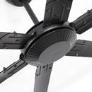 Parrot Uncle 120-Inch HVLS Fan Jupiter Industrial Aluminum Extra Large Ceiling Fan with Remote Control (F8004BK)