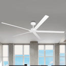 Parrot Uncle Winni All-Aluminum IPX4 Outdoor Ceiling Fan with Remote Control