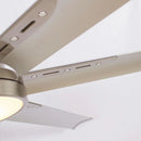 Parrot Uncle 65-Inch Freda DC Motor Modern Downrod Ceiling Fan with LED Light and Remote Control (F8218110V)