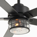 Parrot Uncle 65-Inch Modern Reversible Ceiling Fan with Lighting and Remote Control (F8250110V)