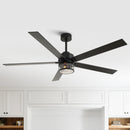 Parrot Uncle 65-Inch Modern Reversible Ceiling Fan with Lighting and Remote Control (F8250110V)
