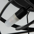 Parrot Uncle 13-Inch Madurai Farmhouse Flush Mount Reversible Ceiling Fan with Lighting and Remote Control (F8270BK110V)