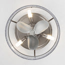 Parrot Uncle 13-Inch Flush Mount Reversible Ceiling Fan with Lighting and Remote Control (F8299110V)