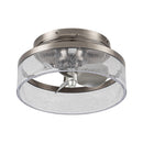 Parrot Uncle 13-Inch Flush Mount Reversible Ceiling Fan with Lighting and Remote Control (F8299110V)