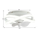 Parrot Uncle Vaczon 13-Inch Flush Mount Caged Fan with Light and Remote Control (F8302110V)