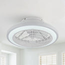 Parrot Uncle 20-Inch Ikon Modern DC Motor Flush Mount Reversible Ceiling Fan with Lighting and Remote Control (F8308110V)