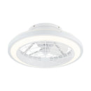 Parrot Uncle 20-Inch Ikon Modern DC Motor Flush Mount Reversible Ceiling Fan with Lighting and Remote Control (F8308110V)