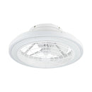 Parrot Uncle 20-Inch Ikon Modern DC Motor Flush Mount Reversible Ceiling Fan with Lighting and Remote Control (F8308110V)