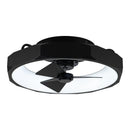 Parrot Uncle 19-Inch Britton Flush Mount Reversible Ceiling Fan with Remote Control