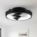 Parrot Uncle 19-Inch Britton Flush Mount Reversible Ceiling Fan with Remote Control