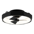 Parrot Uncle 19-Inch Britton Flush Mount Reversible Ceiling Fan with Remote Control