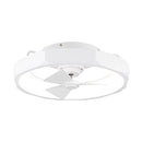 Parrot Uncle 19-Inch Britton Flush Mount Reversible Ceiling Fan with Remote Control