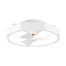 Parrot Uncle 19-Inch Britton Flush Mount Reversible Ceiling Fan with Remote Control