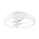 Parrot Uncle 19-Inch Britton Flush Mount Reversible Ceiling Fan with Remote Control