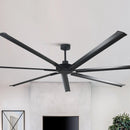 Parrot Uncle 84-Inch 100-Inch Silent Storm Extra Large Ceiling Fan with Remote Control