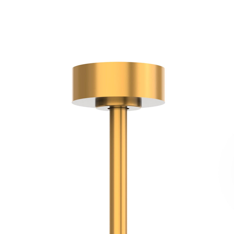 Parrot Uncle 60-Inch Parvez Modern DC Motor Downrod Mount Reversible Ceiling Fan with Lighting and Remote Control (F8313110V)