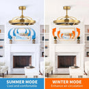 Parrot Uncle 27-Inch Arthur Industrial DC Motor Downrod Mount Ceiling Fan with Lighting and Remote Control (F8315110V)