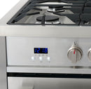 Cosmo 36-Inch 3.8 Cu. Ft. Single Oven Dual Fuel Range in Stainless Steel (F965)