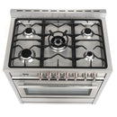 Cosmo 36-Inch 3.8 Cu. Ft. Single Oven Dual Fuel Range in Stainless Steel (COS-F965NF)