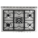 Cosmo 4-Piece Appliance Package - 36-Inch Single Oven Dual Fuel Range, Wall Mount Range Hood, Dishwasher and Refrigerator in Stainless Steel (COS-4PKG-216)