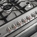 Cosmo 4-Piece Appliance Package - 36-Inch Single Oven Dual Fuel Range, Wall Mount Range Hood, Dishwasher and Refrigerator in Stainless Steel (COS-4PKG-216)