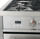 Cosmo 4-Piece Appliance Package - 36-Inch Single Oven Dual Fuel Range, Wall Mount Range Hood, Dishwasher and Refrigerator in Stainless Steel (COS-4PKG-216)