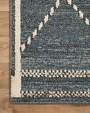 Loloi II Fabian Transitional Denim and Charcoal 2' 7" x 12' Runner Rug