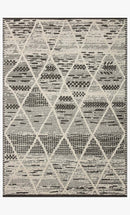 Loloi II Fabian Transitional Charcoal and Ivory 2' 7" x 4' Accent Rug