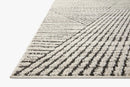 Loloi II Fabian Transitional Ivory and Charcoal 2' 7" x 4' Accent Rug